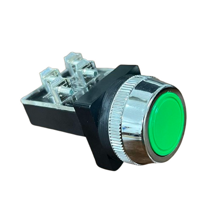 Auspicious Green 30mm Push Button Switch 3A 2NO/2NC