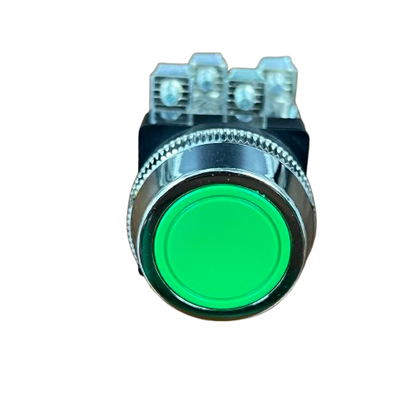 Auspicious Green 30mm Push Button Switch 3A 2NO/2NC