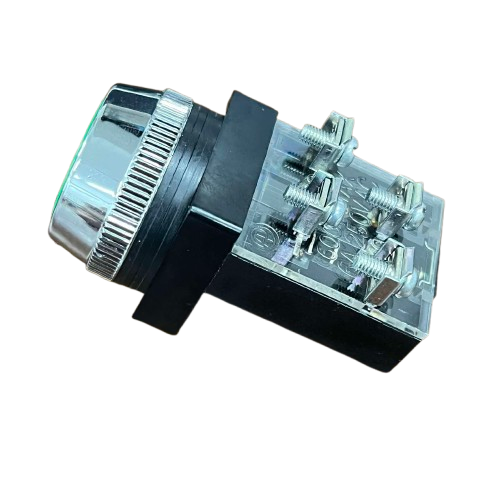 Auspicious Green 30mm Push Button Switch 3A 2NO/2NC