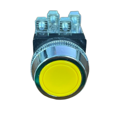 Auspicious Yellow 30mm Push Button Switch 3A 2NO/2NC