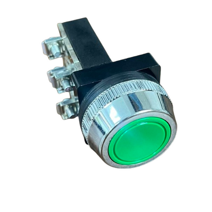 Push Button Switch Auspicious Green 30mm 3A 2NO/2NC