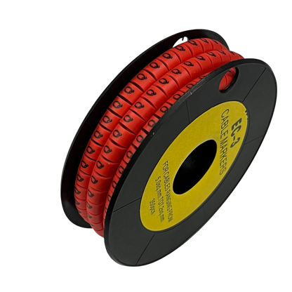 Grippes (Q) Cable Marker Red 5.0mm to 7.2mm 350pcs