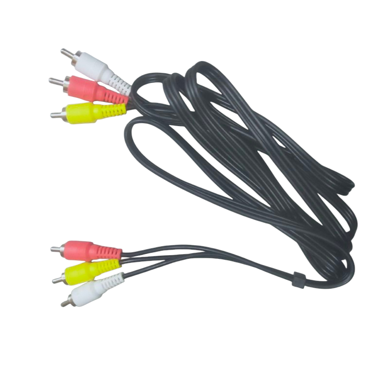RCA Cord 1.5M 3X3 Yellow Red White Video Stereo Connector