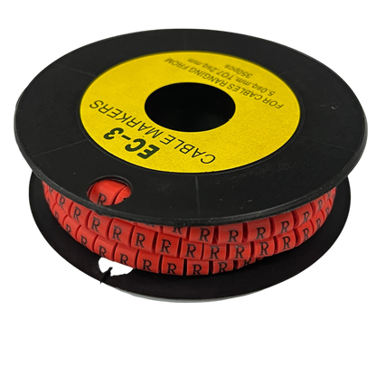 Grippes (R) Cable Marker Red 5.0mm to 7.2mm 350pcs