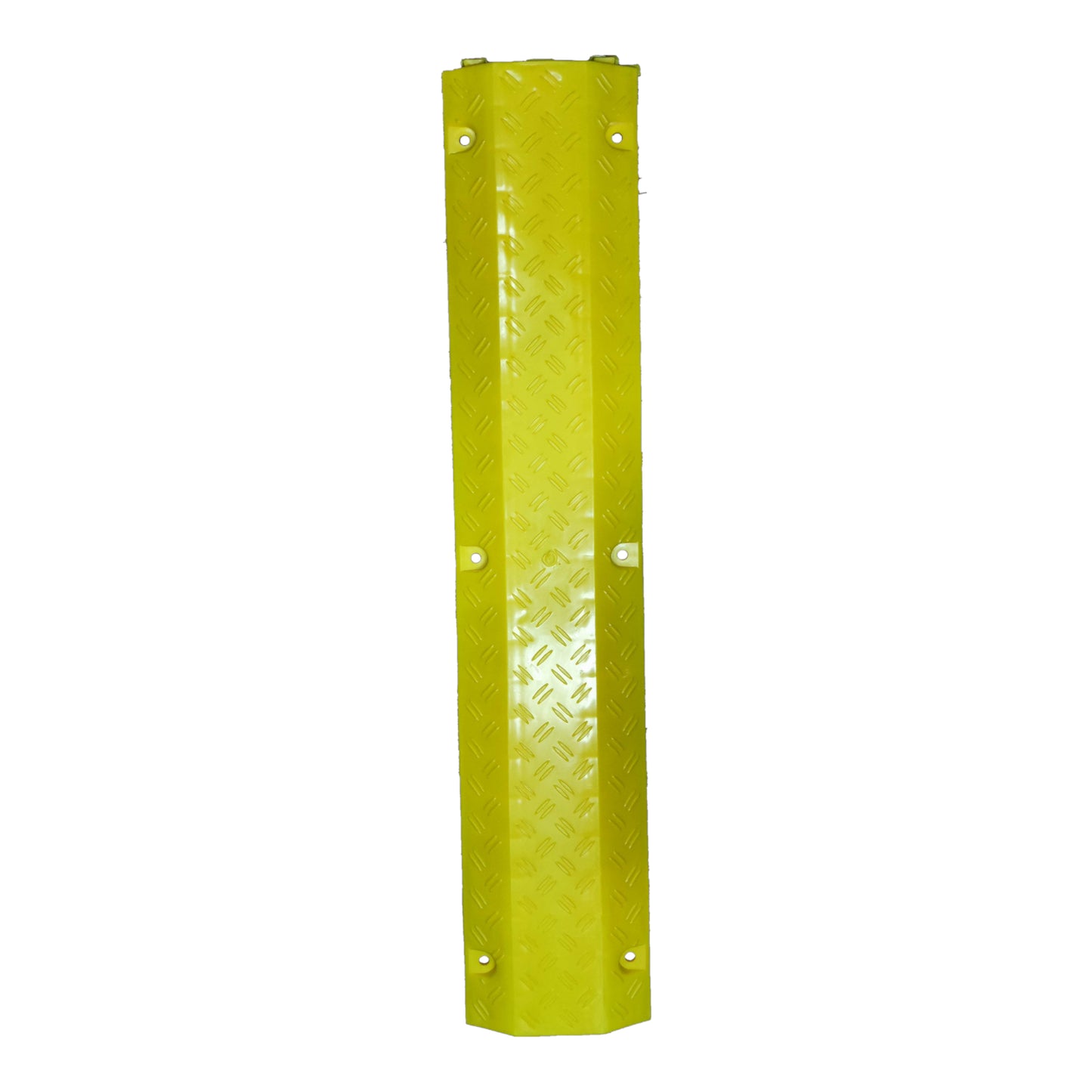 Ramp Cable Protector 1 Channel, 1 Meter x 20 cm x 3.5 cm Yellow Plastic