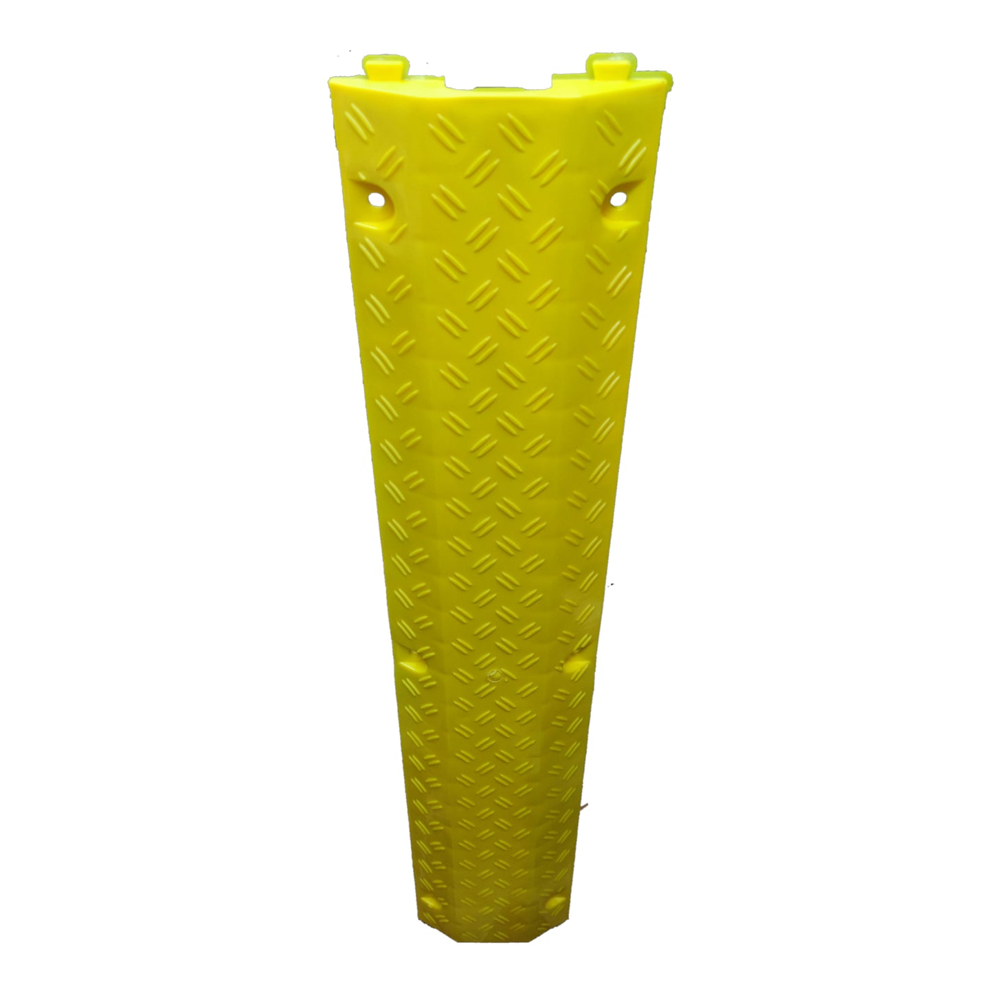 Ramp Cable Protector 1 Channel, 1 Meter x 20 cm x 3.5 cm Yellow Plastic