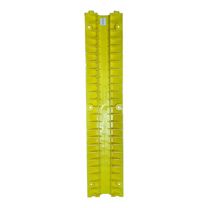 Ramp Cable Protector 1 Channel, 1 Meter x 20 cm x 3.5 cm Yellow Plastic