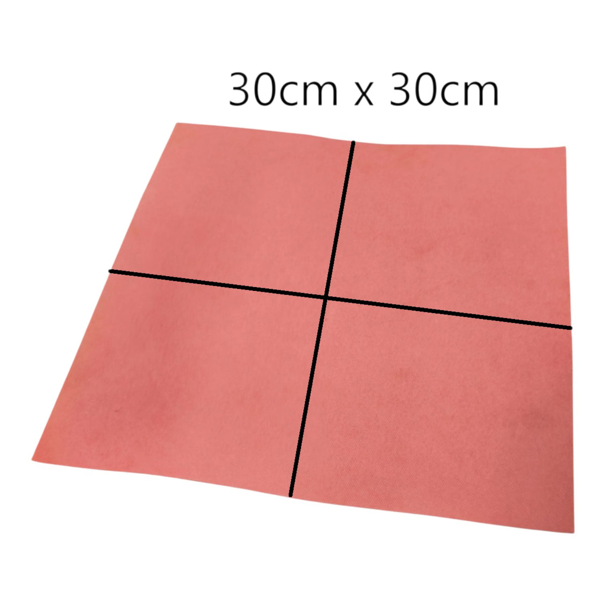 Red Fiber Thickness 1/8 30cm x 30cm Electx Electrical Supply