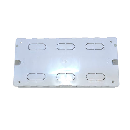Regina 18 Ways Plastic Distribution Box with Bus Bar for Miniature Circuit Breaker Surface or Recessed Type RDB1418 Electx Electrical Supply