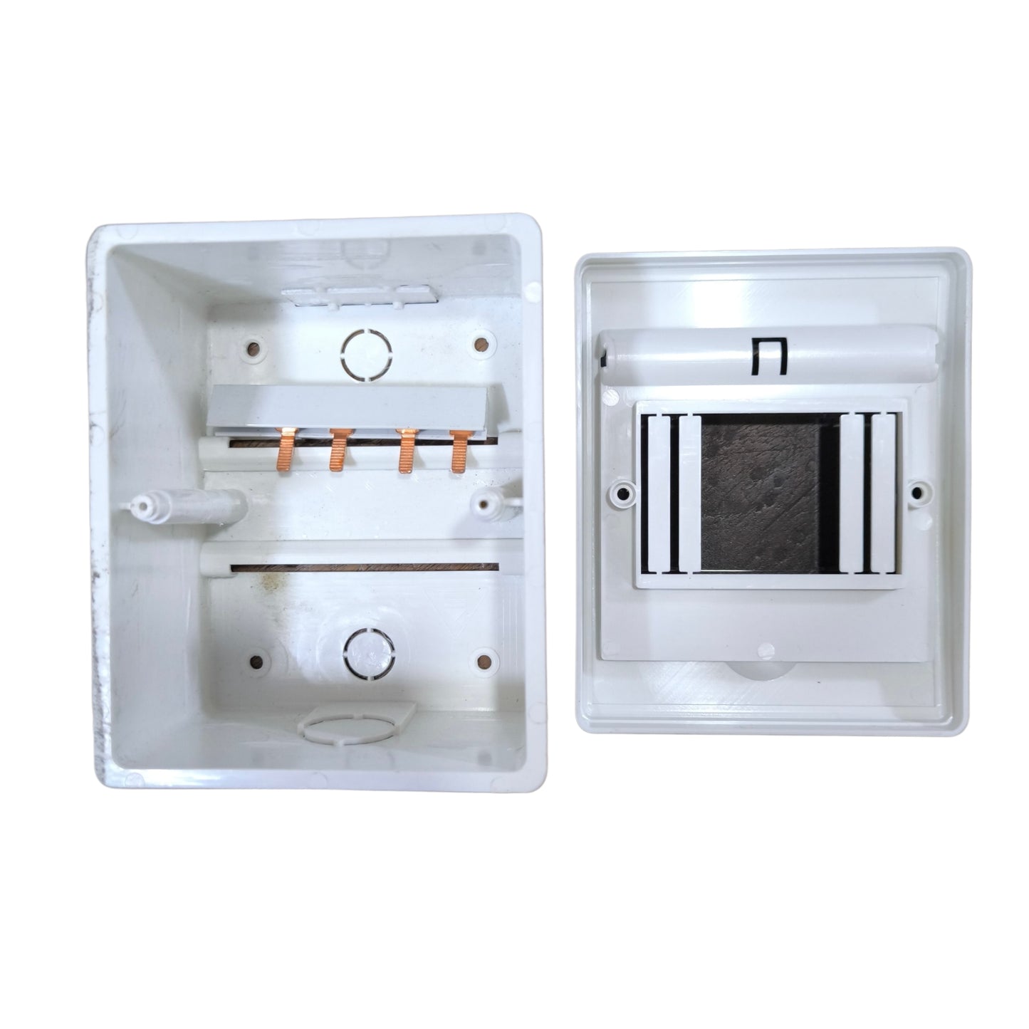 Regina 2-4 Ways Plastic Distribution Box For Miniature Circuit Breaker Surface or Recessed Type RDB0204 Electx Electrical Supply