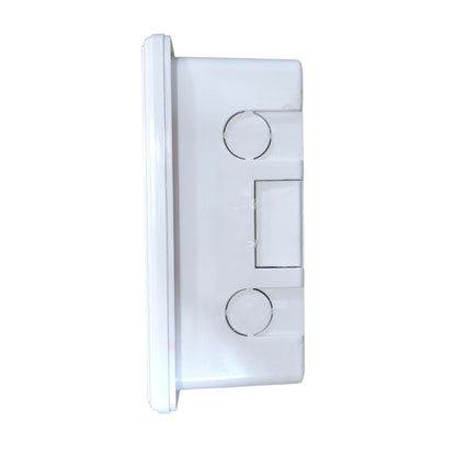 Regina 6 Ways Plastic Distribution Box with Bus Bar For Miniature Circuit Breaker Surface or Recessed Type RDB0206 Electx Electrical Supply