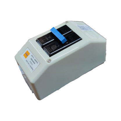 Royu 40A 2 Pole 10KAIC 220V Circuit Breaker with PVC Enclosure RSB40A