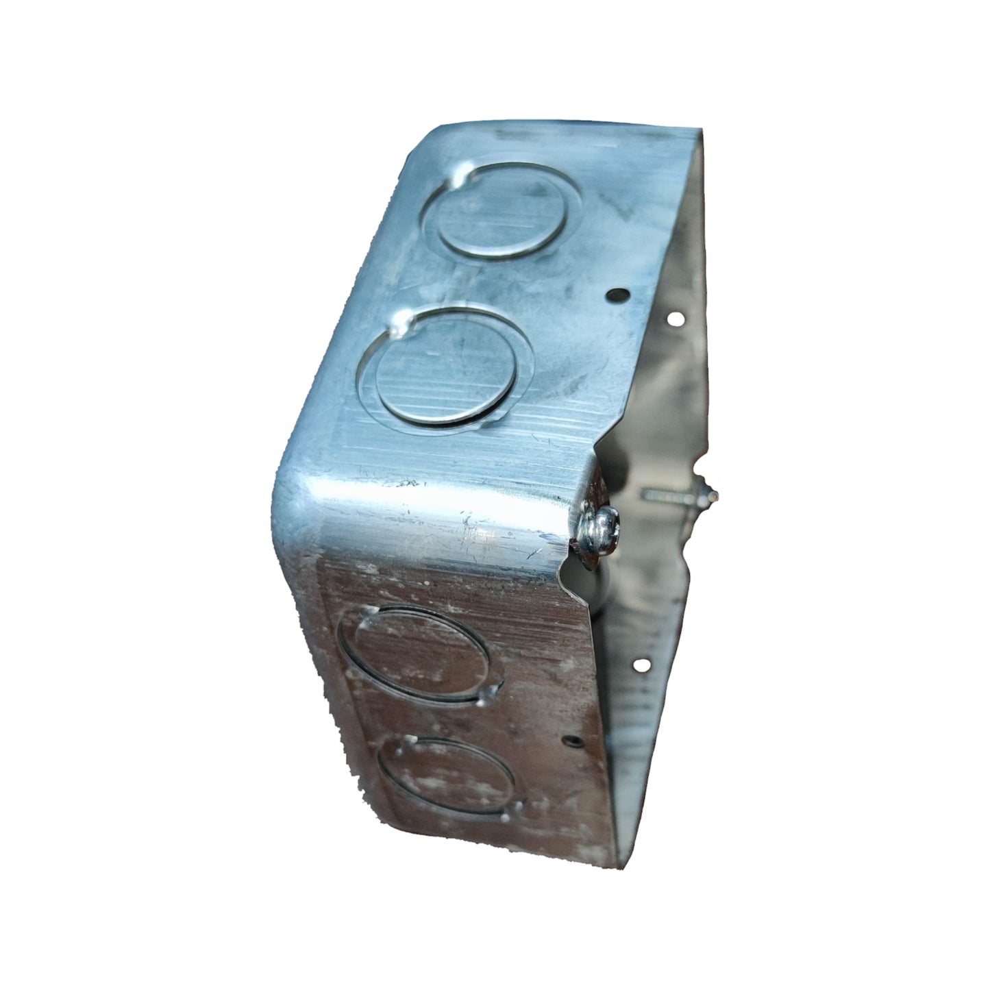 Royu 4x4 Junction Box Metal AWG 18 REMUB03A Square Box 1mm Thickness ( 4" x 4" x 2" - 1/8")