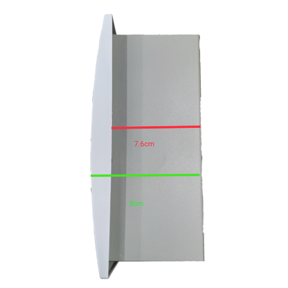 Royu 12 Ways Distribution Box Flush-Mount Metal Base