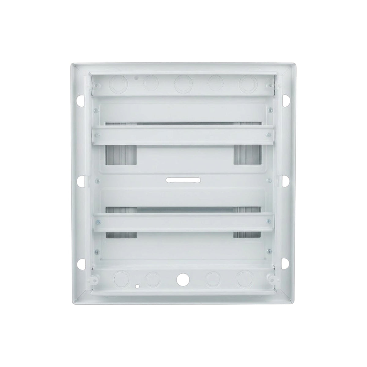 Royu 18 Ways Flush Type Metal Base Distribution Box with Busbar for 18 Breakers 1 Pole RUMF01D1N18