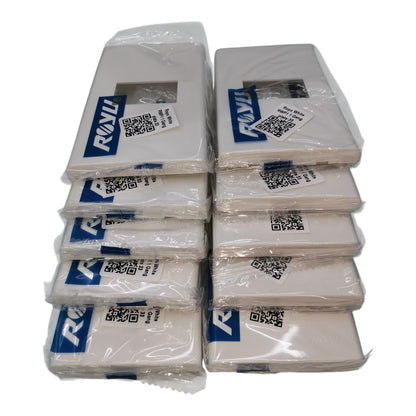 Royu 1 Gang Plate Wide Series RWP1 10pcs per Order Electx Electrical Supply