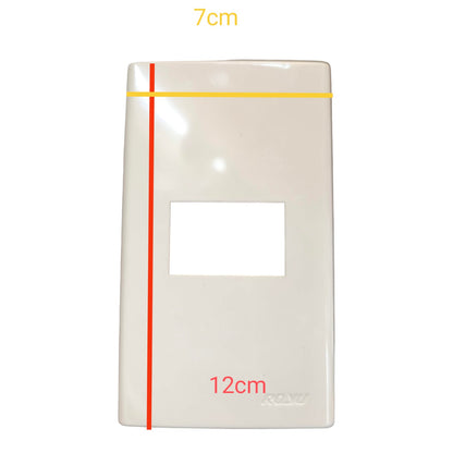 Royu 1 Gang Plate Wide Series RWP1 10pcs per Order Electx Electrical Supply