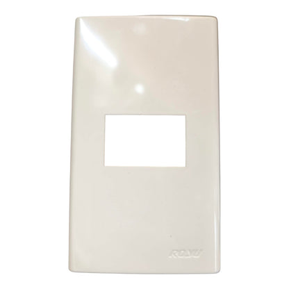 Royu 1 Gang Plate Wide Series RWP1 Electx Electrical Supply