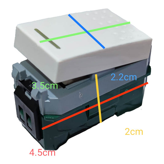 Royu 1 Way Switch Device Wide Series 10A 250V RWS1A Electx Electrical Supply
