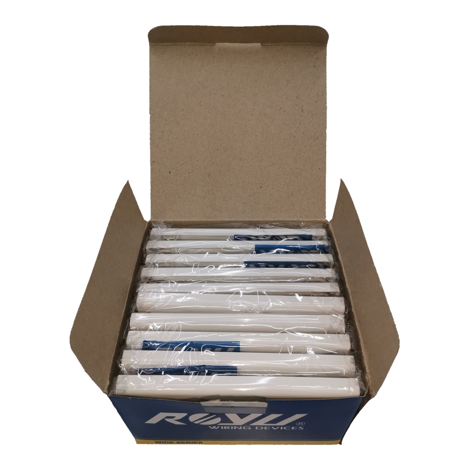 Royu 2 Gang Plate Cover Device Wide Series RWP2 10Pcs per Order Electx Electrical Supply