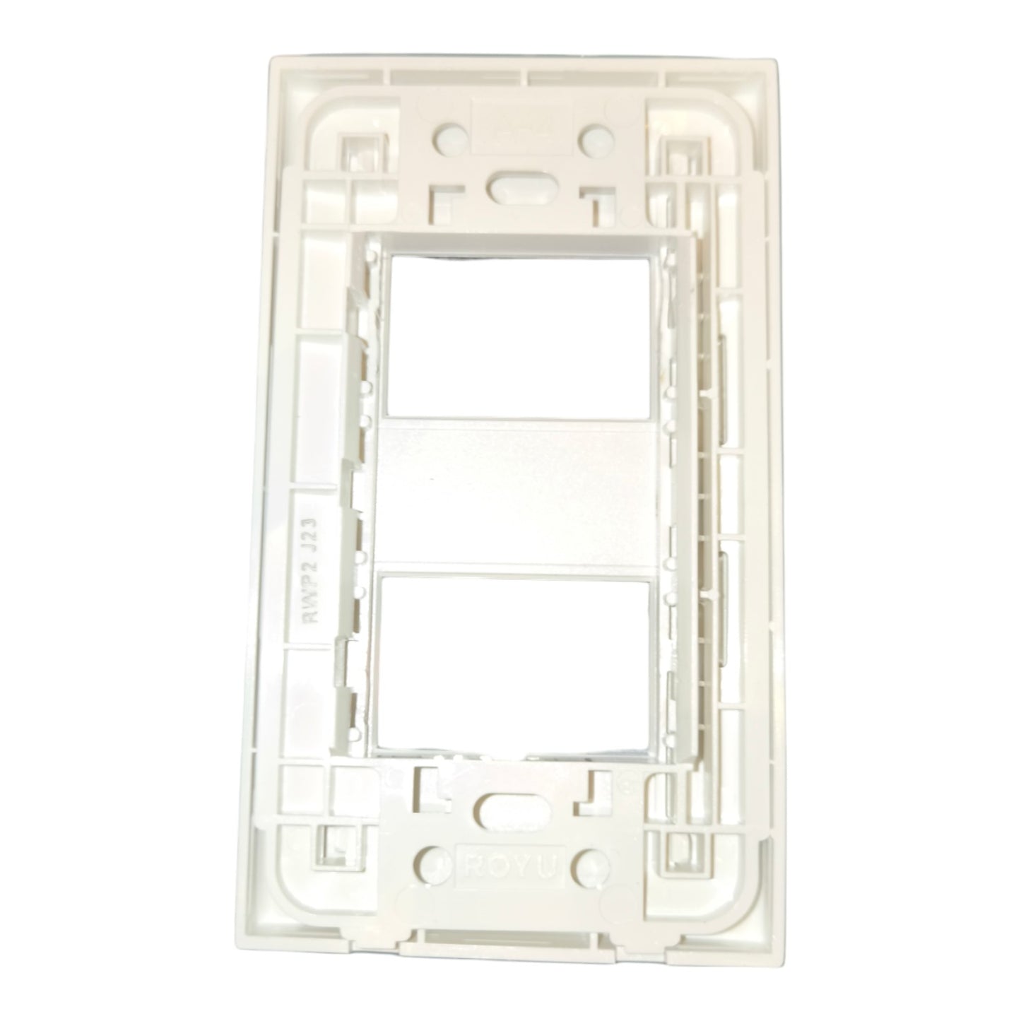 Royu 2 Gang Plate Cover Device Wide Series RWP2 10Pcs per Order Electx Electrical Supply