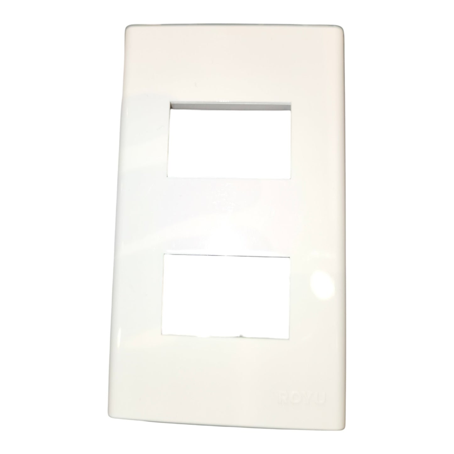 Royu 2 Gang Plate Cover Device Wide Series RWP2 Electx Electrical Supply