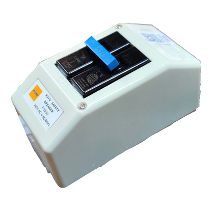 Royu 30A 2 Pole 10KAIC 220V Circuit Breaker with PVC Enclosure Nema 1 RSB30A Electx Electrical Supply