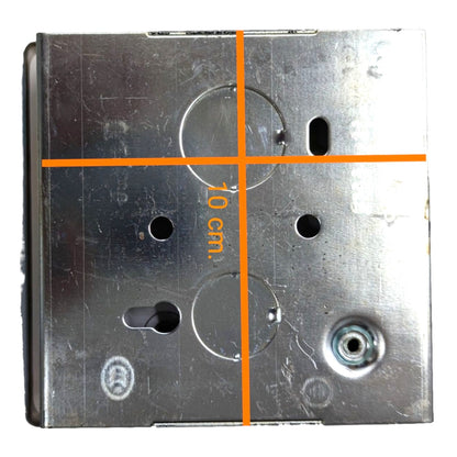Royu 30A Range Outlet with Stainless Plate Cover and Square Utility Box 220V