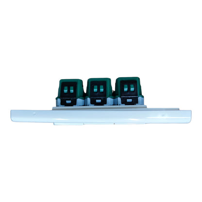 Royu 3 Gang 3 Way Switch Device with Plate Cover Wide Series 10A 250V RWP3/ 3XRWS3 Electx Electrical Supply