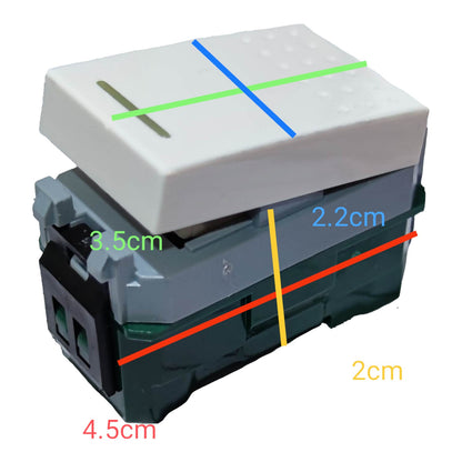 Royu 3 Way Switch Device 10A 250V Wide Series RWS3 10pcs Per Pack Electx Electrical Supply