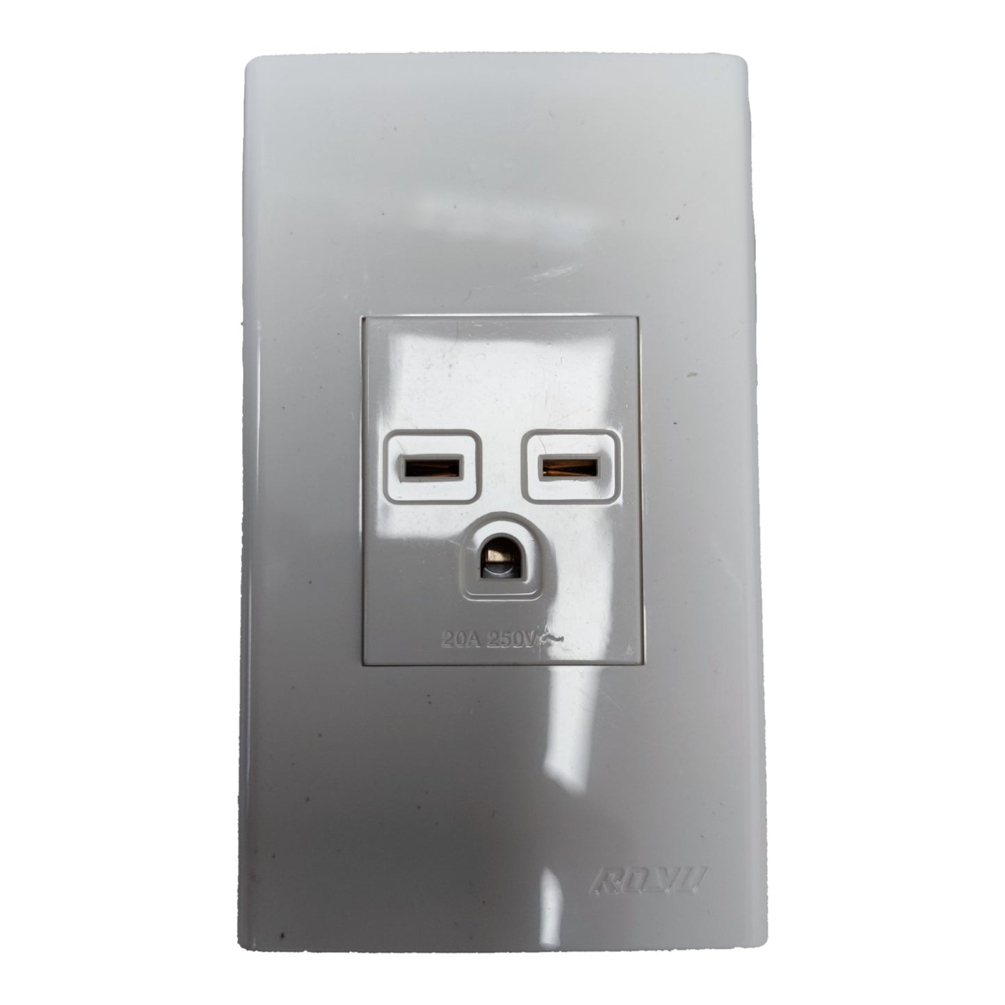 Royu Aircon Outlet with Plate Cover Wide Series 20A 250V WD901 Electx Electrical Supply
