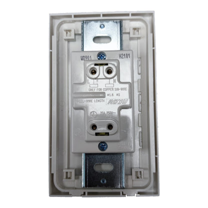 Royu Aircon Outlet with Plate Cover Wide Series 20A 250V WD901 Electx Electrical Supply