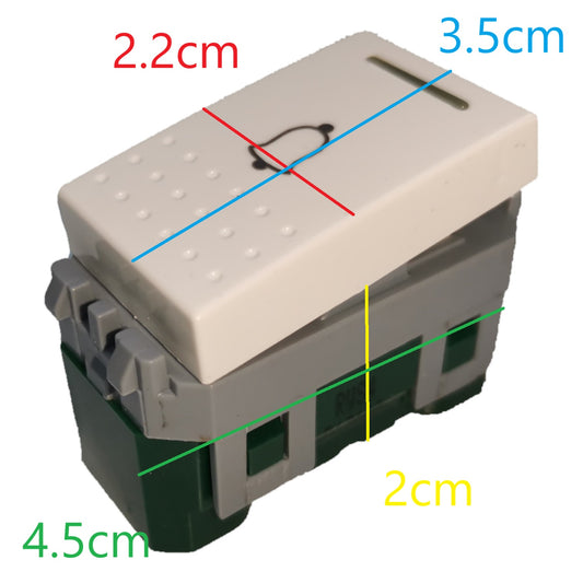 Royu Doorbell Switch Device 10A 250V Wide Series Bell Switch RWS4 Electx Electrical Supply