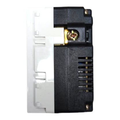 A black and white electronic module or adapter with a gold screw terminal, shown against a plain white background.