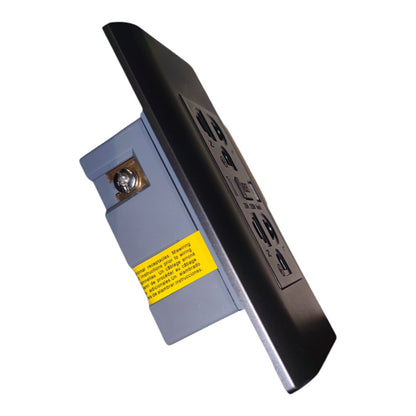 Royu GFCI Duplex Universal Outlet 6mA 20A 220V Wide Series Dark Gray Device RMO10/DG Electx Electrical Supply