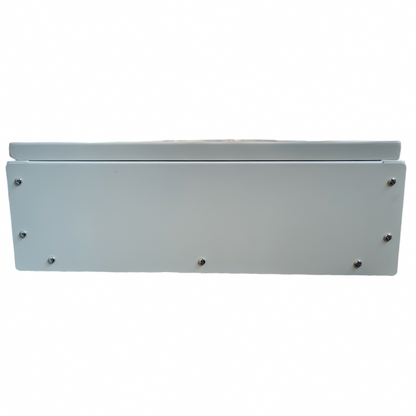 Royu MTS Main MCCB 125AF 2pole Panel Board in white metal casing for electrical circuitry