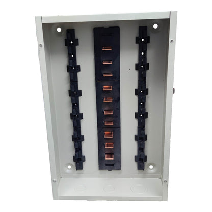 Royu Panel Board 5x5 10 Holes for 2 Pole Plug in Circuit Breaker 10 Breakers 2 Pole Plug in Panel Box 8 Branches RPF01P2N10 I Electx Electrical Supply