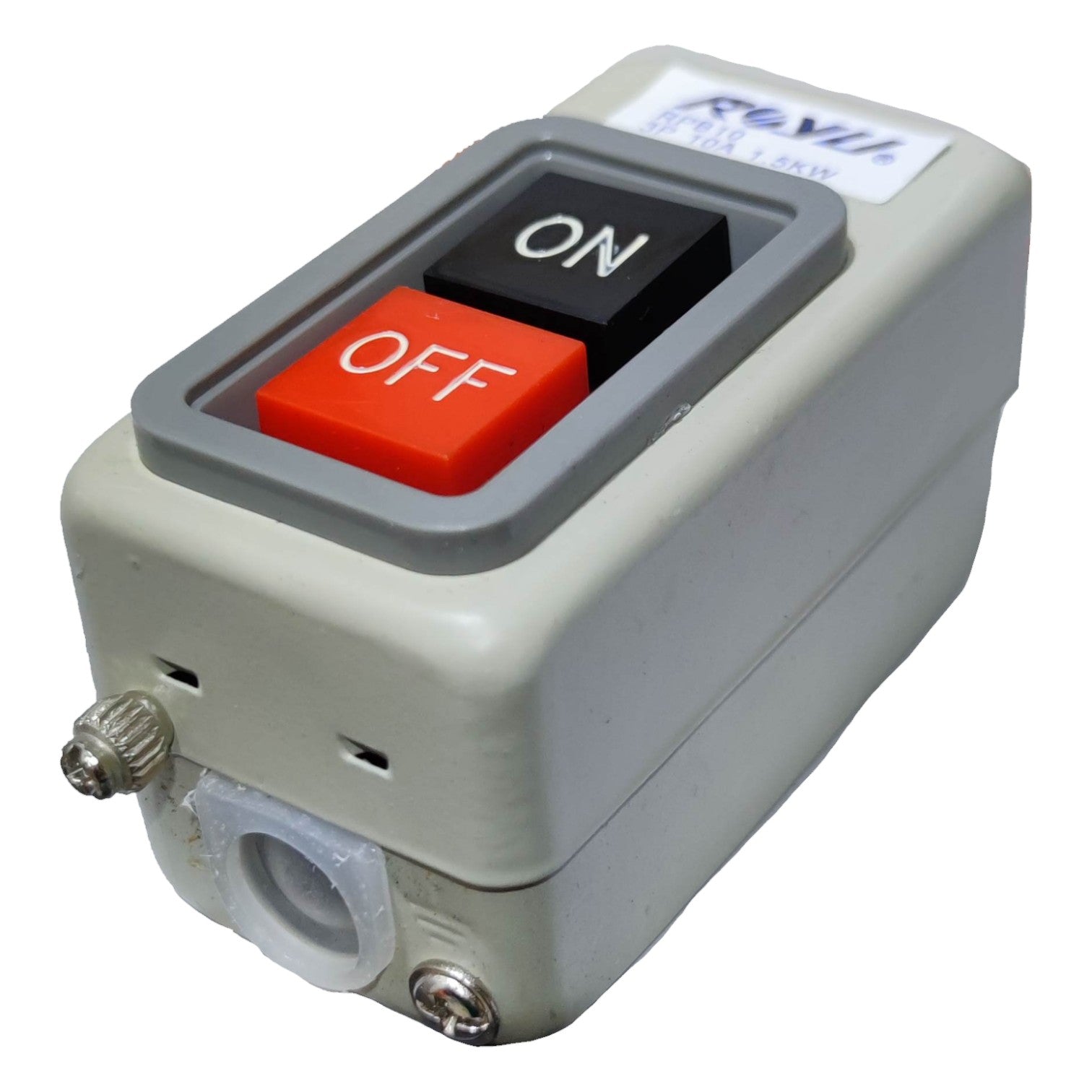 Royu Push Button Switch 10A 250V 3 Pole 1.5KW RPB10 Electx Electrical Supply