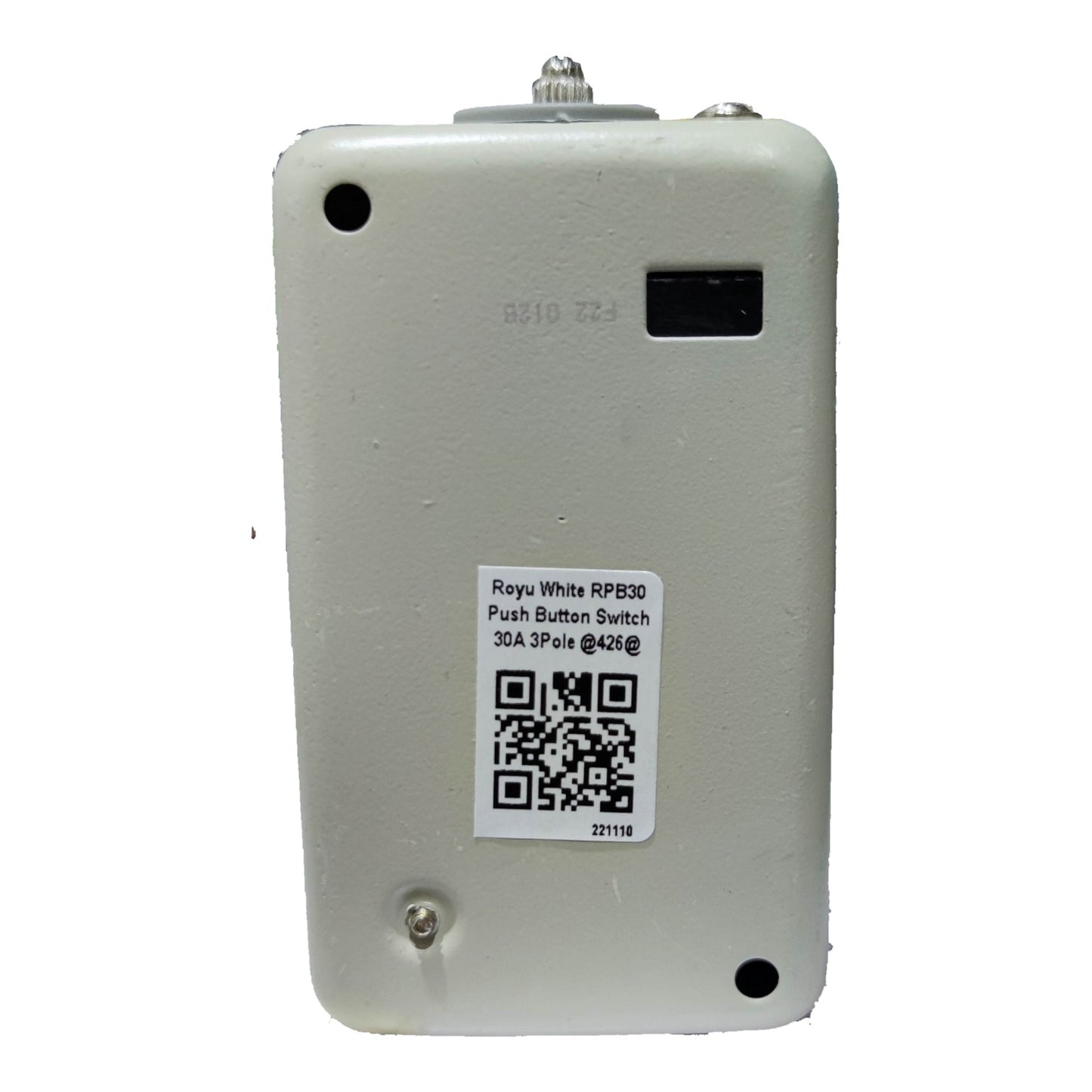 Royu Push Button Switch 30A 250V 3 Pole RPB30 Electx Electrical Supply