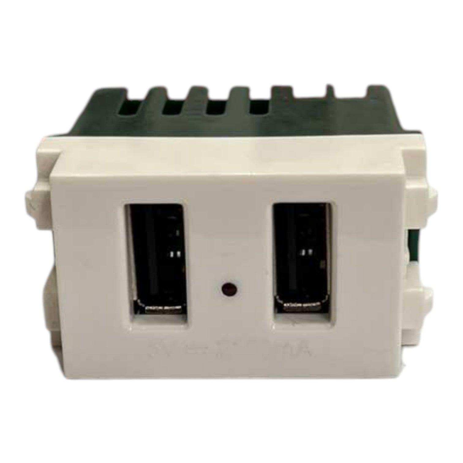 Royu USB Outlet 5V 2100 mA 2 Port 1 Device Wide Series RWO9 Electx Electrical Supply