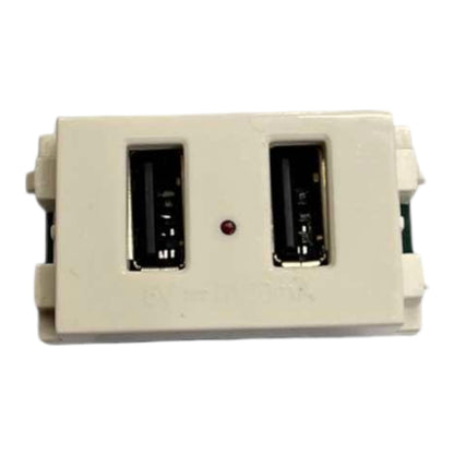 Royu USB Outlet 5V 2100 mA 2 Port 1 Device Wide Series RWO9 Electx Electrical Supply