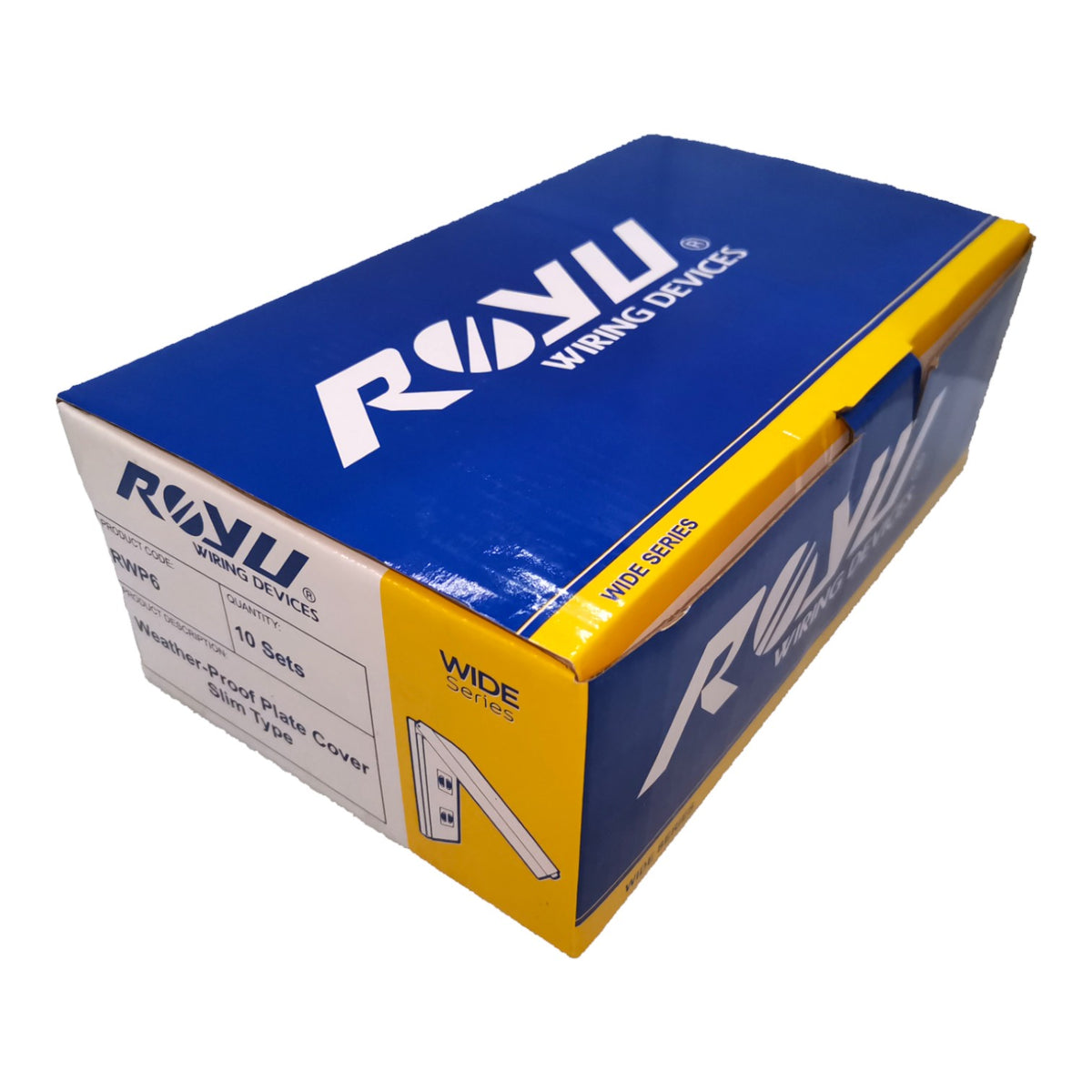 Royu Weatherproof Plate Cover Wide Series RWP4, 10pcs pack for outdoor switch/outlet protection