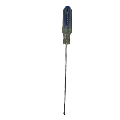 Clear handle Screw Driver Made in Japan Rubicon with a long, durable metal shaft for precision repairs