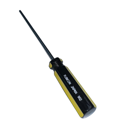 Rubicon Philip Screw Driver 902 200mm-5mm with black and yellow handle for precise hand tool use