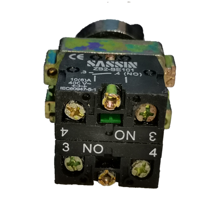 Sassin Key Operated Switch 3P 2NO electrical component with screw terminals for secure wiring