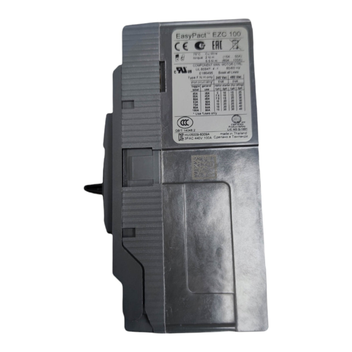 Schneider 100A 3P 10KAIC 220V MCCB Industrial Circuit Breaker Easy Pact EZC100H3100 I Electx Electrical Supply