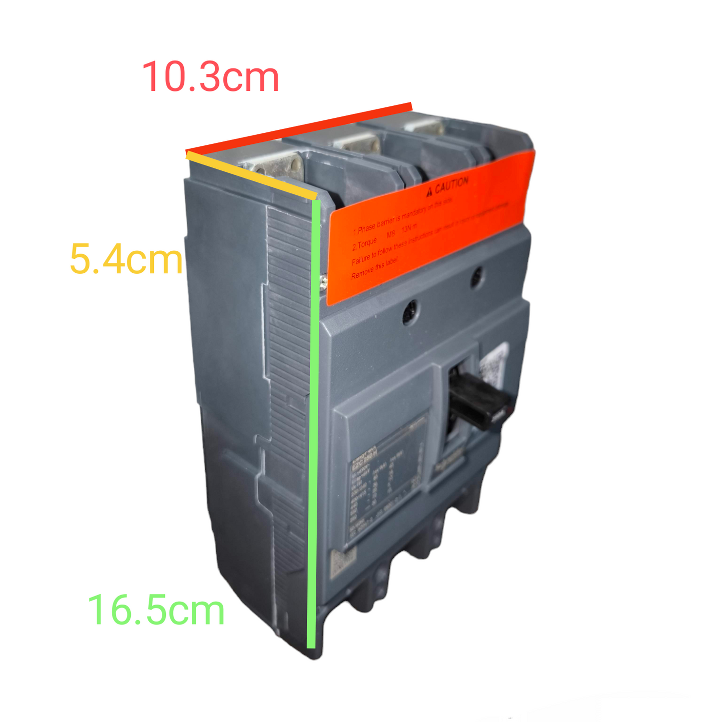 Schneider 250A 3 Pole Molded Case Circuit Breaker 85 KAIC 220V Industrial Circuit Breaker Easy Pact EZC250H250A Electx Electrical SUpply