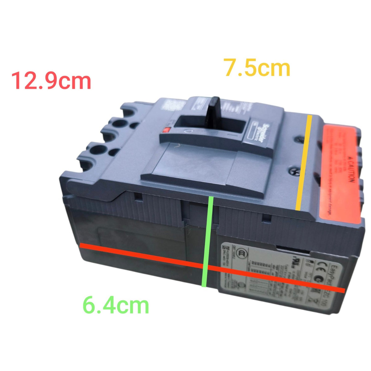 Schneider 25A 3 Pole 5KAIC 220V 100AF Industrial Circuit Breaker Type MCCB Molded Case Circuit Breaker Easy Pact EZC100F3025 I Electx Electrical Supply