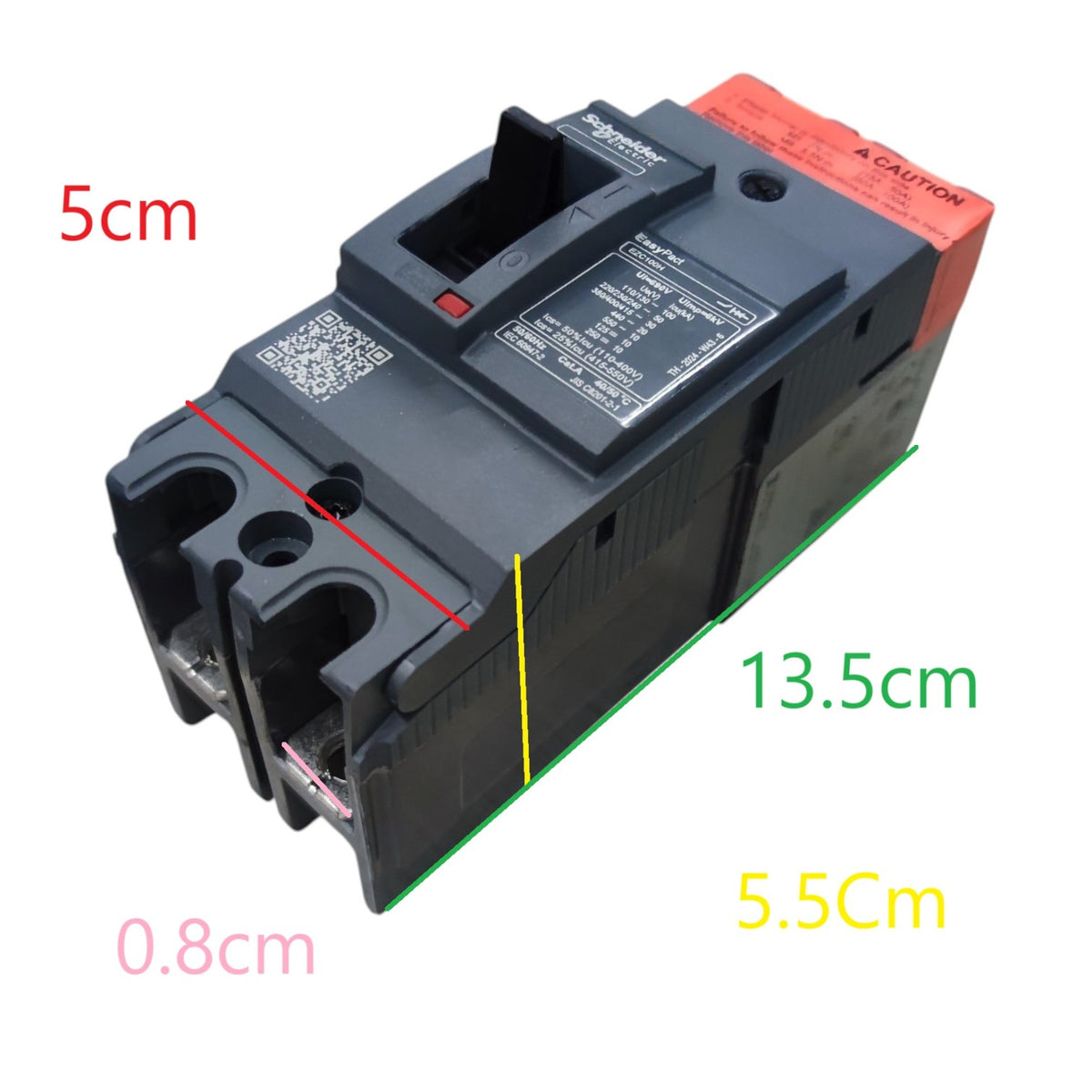 Schneider 30A 2 Pole 25KAIC 250V MCCB EasyPact EZC100H2030 I Electx Electrical Supply
