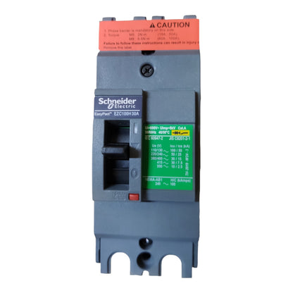 Schneider 30A 2 Pole 25KAIC 250V MCCB EasyPact EZC100H2030 I Electx Electrical Supply